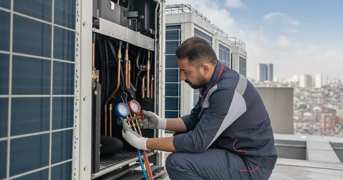 Ankara Pursaklar Daikin VRF VRV Klima Sistemi Servisi servis süreci görseli