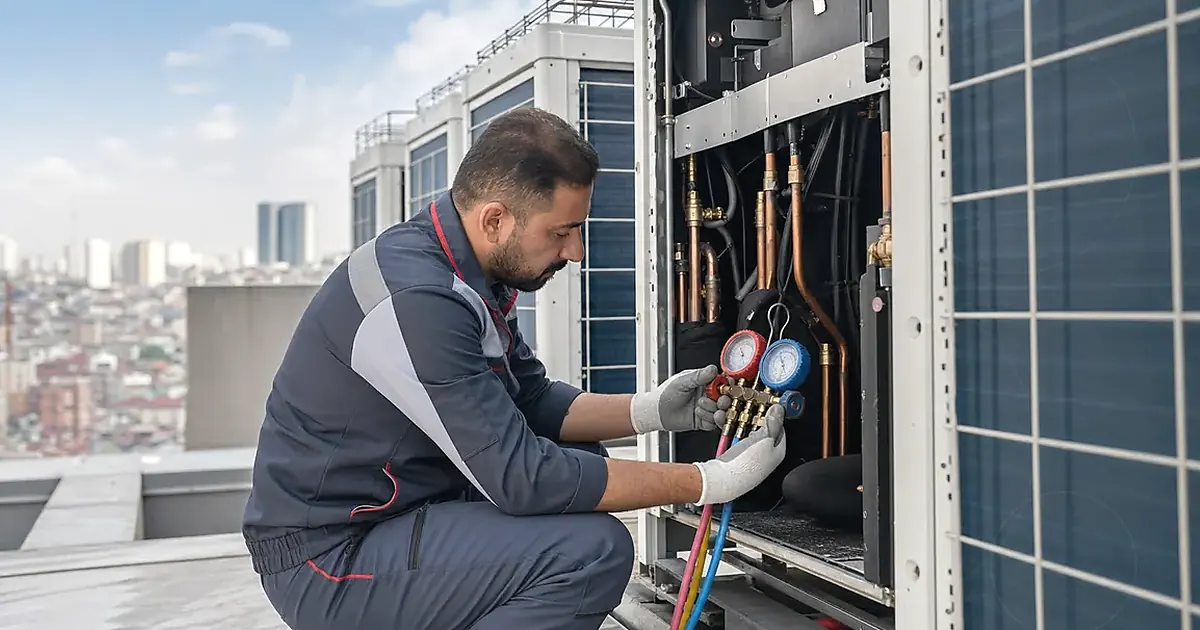 Bodrum Türkkuyusu LG VRF VRV Klima Sistemi Servisi servis süreci görseli Bodrum Türkkuyusu LG VRF VRV Klima Sistemi Servisi servis süreci görseli