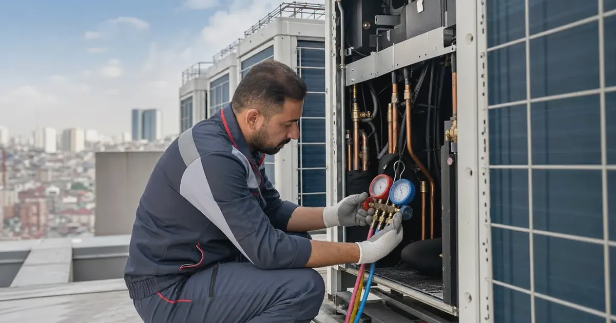 Hatay Belen Carrier VRF VRV Klima Sistemi Servisi servis süreci görseli Hatay Belen Carrier VRF VRV Klima Sistemi Servisi servis süreci görseli