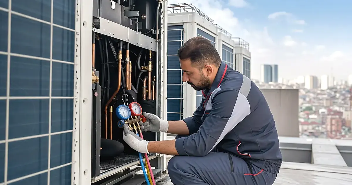 İzmir Aliağa Toshiba VRF VRV Klima Sistemi Servisi servis süreci görseli İzmir Aliağa Toshiba VRF VRV Klima Sistemi Servisi servis süreci görseli