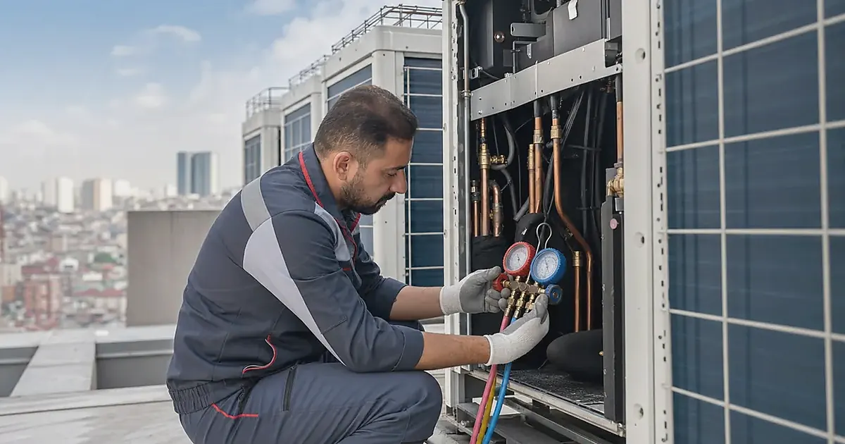 İzmir Balçova LG VRF VRV Klima Sistemi Servisi servis süreci görseli İzmir Balçova LG VRF VRV Klima Sistemi Servisi servis süreci görseli