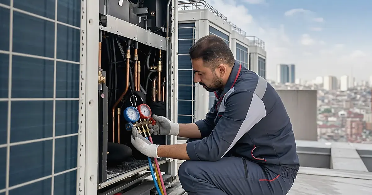 İzmir Beydağ Lennox VRF VRV Klima Sistemi Servisi servis süreci görseli