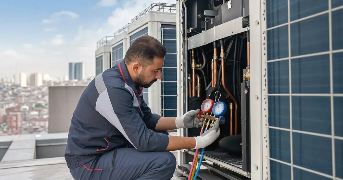 Mersin Mezitli Carrier VRF VRV Klima Sistemi Servisi servis süreci görseli Mersin Mezitli Carrier VRF VRV Klima Sistemi Servisi servis süreci görseli
