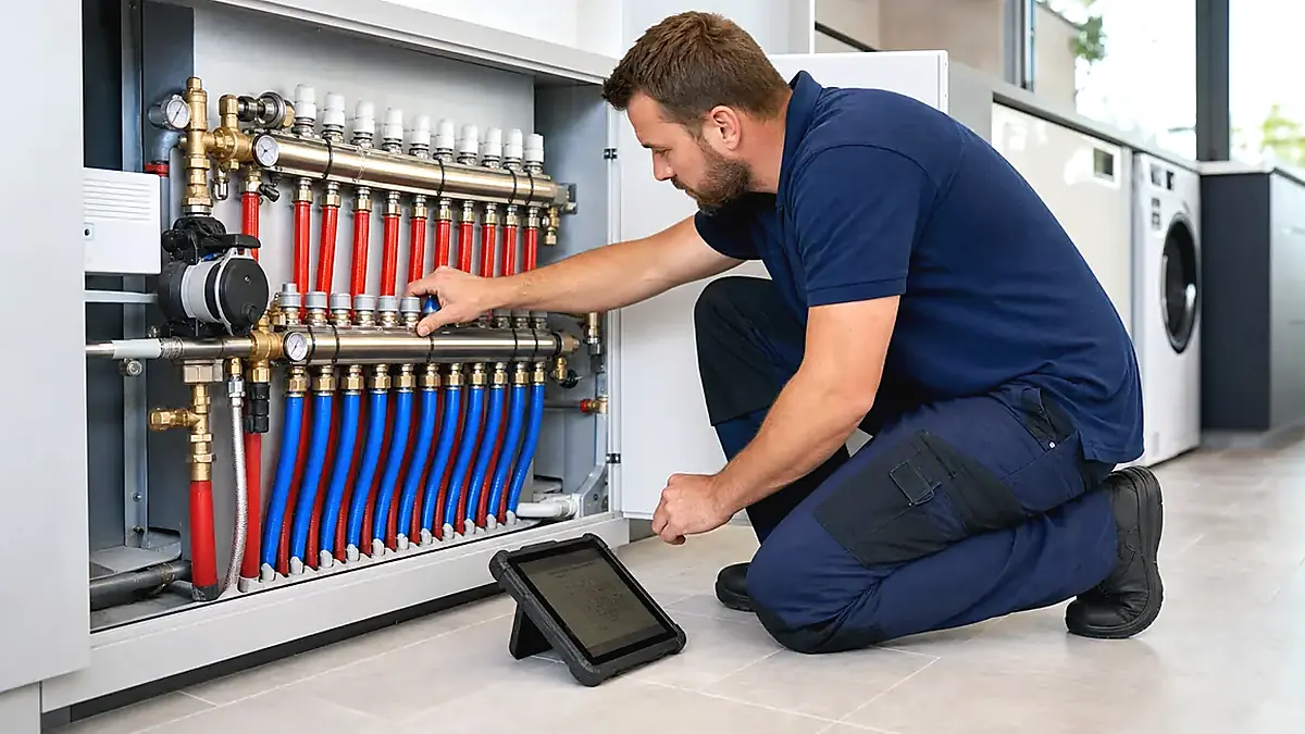 Bodrum Bahçe yakası ECA Yerden Isıtma Sistemi Servisi Bodrum Bahçe yakası Caleffi Yerden Isıtma Sistemi Servisi servis görseli